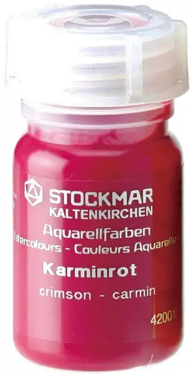 St42001 Stockmar Painting Supplies Watercolor Transparent Paint Crimson 1.7 Fl Oz 50