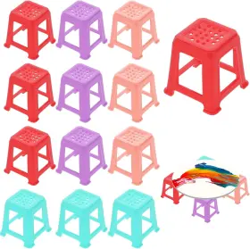 593012 Styquenzer 12 Pcs Canvas Stands For Mini Feet 1.57 X 1.18 Inches Color