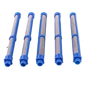 287033 Sukatc 5pcs Blue Gun Filters 100 Mesh Compatible With Airless Spray Filte