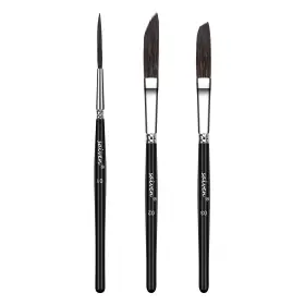 Hb01 Sycyka Starter Pinstriping Brush Kit #01 #02 #03 - 3pcs Professional Mixed Squirrel