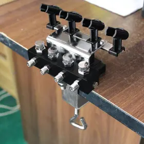 T Togush 726673255331 Airbrush Holder Holds Up To 4 Airbrushes With Adjustable Air Pressure #2