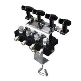T Togush 726673255331 Airbrush Holder Holds Up To 4 Airbrushes With Adjustable Air Pressure