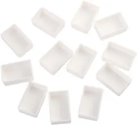 Tangseajiao 751757882318 24pcs White Paint Palette Plastic Full/half Pan Half Pans