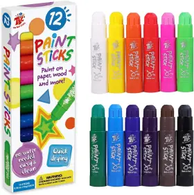 2160 Tbc The Best Crafts Paint Sticks 12 Classic 0.35 Ounce Pack Of