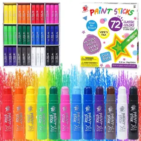 Tbc The Best Crafts 816603021669 Paint 0.04 Ounce Pack Of 12 72 Colors 6 Set