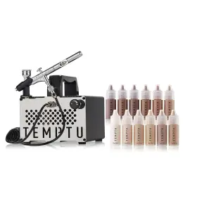 Temptu 671741998385 S-one Premier Airbrush Kit Advanced Makeup Set For Professio