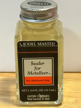 1409 Testors Model Master Sealer For Metalizer Airbrush