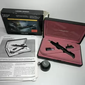 50601 Testors Testers Model Master Professional Airbrush System With Hose Nozzle And Case #50601