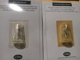 50611c Testors 50610c Lot 2 Model Master Fine Nozzle Airbrush Part Vintage New #2