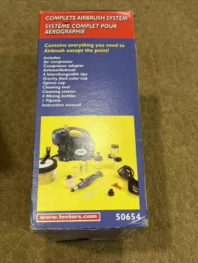 50654 Testors Complete Airbrush System- Used Just One-great Condition #2