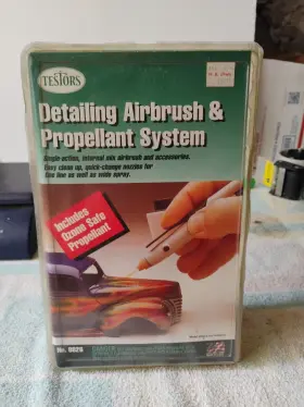 8826 Testors Vintage Detailing Airbrush And Propellant System No
