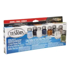9131xt Testors Camo Flat Enamel Paint Set 9.24 Fl Oz Pack Of 1 Multicolor