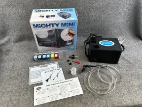 9169 Testors Corporation Mighty Mini Airbrush And Compressor Kit #9169 - Tested