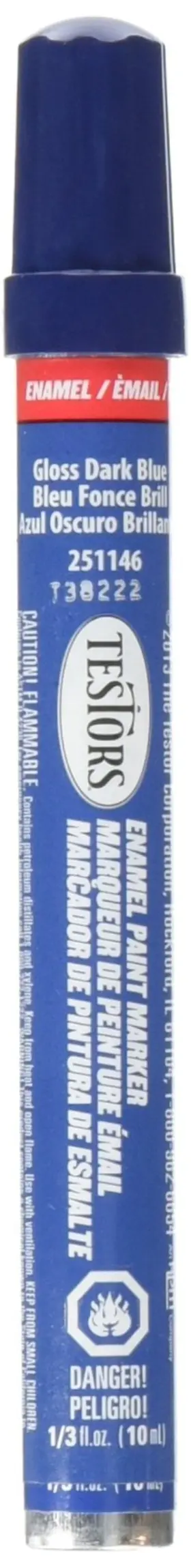 Epm25-2511 Testors Enamel Paint Marker-gloss Dark Blue 1 Count Pack Of