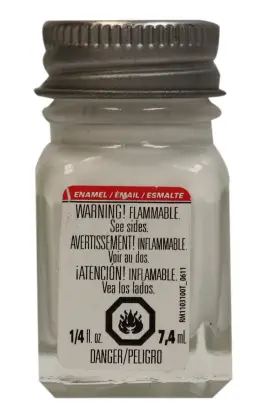 Tes1168tt Testors Enamel Paint Flat White 1/4-ounce 0.25 Fl Oz Pack Of 1