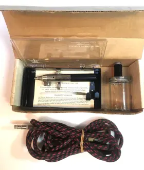 13857-c Thayer And Chandler Vintage - Chicago- Airbrush With Original Case #3