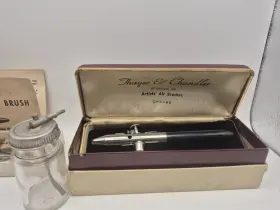 56888a Thayer & Chandler Vintage And Artist Side Airbrush Original Box Untested With Extras