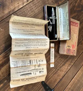 66221a Thayer & Chandler Model Artists Airbrush Set Original Box Directions #3