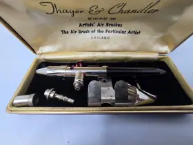 7373a Thayer Chandler Vintage And Model Airbrush Untested In Original Box #3