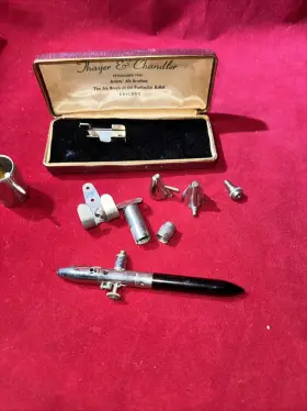 78296a Thayer Chandler And Airbrush Model Original Box Accessories