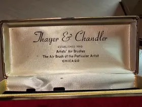 93911a Thayer & Chandler 93911 Vintage And No. Air Brush Set Original Box Directions Read #3