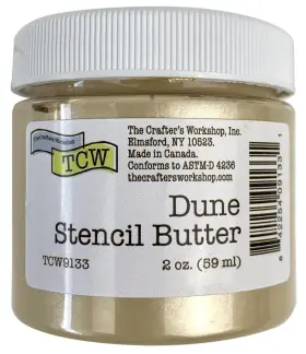 Tcwsb2oz-9133 The Crafters Workshop 842254091331 Stencil Butter 2oz-dune