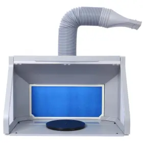 W465p187896 Thirtdos Portable Airbrush Paint Spray Booth Kit Pro Set With Turn Table Powerfu