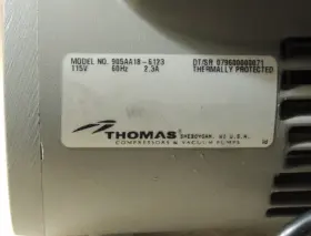 905aa18-6123 Thomas Air Brush Compressor 60hz 2.3a 115 Volt Used Very Clean