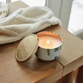 522497000 Thymes Frasier Fir Candle - Poured Tin With Gold Lid 6.5 Oz #3