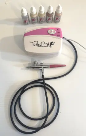 Tg-215 Tickled Pink Airbrush Compressor Cosmetics Tg-215/216 Tested