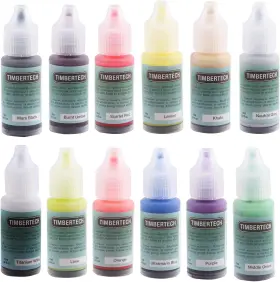 Acrylic-10 Timbertech Acrylic Airbrush Paint 0.33 Fl Oz Pack Of 12 Purple White