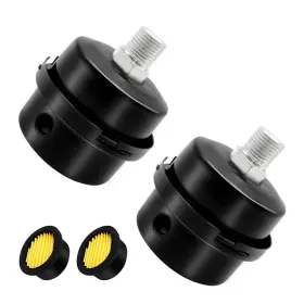 H-067-1 Tnuocke H-067-1/4 2 Pcs 1/4 Inch Thread Air Compressor Silencer Intake Filter Sound
