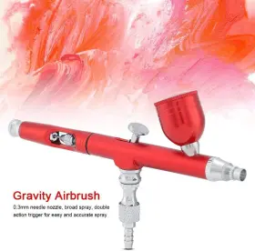 Topincn- 711181549683 Airbrush Kit Blush Makeup Nail Machine Tattoo Gun Port #3