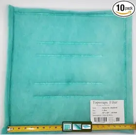 Topwraps-55-20x20 Topwraps Paint Booth Filter 55 Tacky Intake 20 Inch X 20pc
