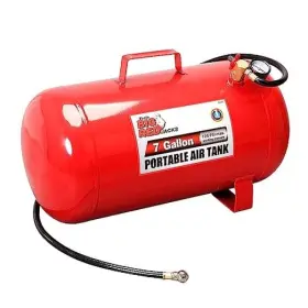 T88007-1 Torin Horizontal Portable Air Storage Tank With 36 Inch Hose And 7 Gallon