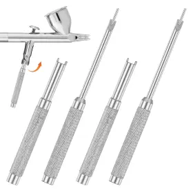 P6cujj9s Trinkrittey 657355 1 4pcs Air Brush Tools Valve Screw Replacement Repair Or Needle Packing Nut Too