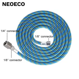 Turbo-roofinds 313056712781 Professional Nylon Braided Airbrush Hose With Standard 1/8 Inch 1.8m 5.9ft Size Fit