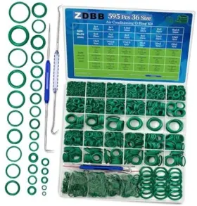 Twcc 00595 Pcs Automotive Ac O Rings Kit Sae And Metric Air Conditioning Orings 595