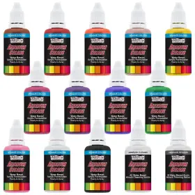 U.s. Art Supply 848849018943 12 Color Set Of Primary Opaque Colors Acrylic Airbrush Leath
