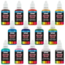U.s. Art Supply 848849018950 Airbrush Paint Set - 12 Color Secondary Opaque With Reducer &