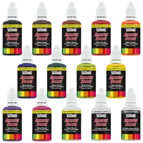 U.s. Art Supply 848849018981 12 Color Acrylic Transparent Colors Airbrush Leather And Shoe