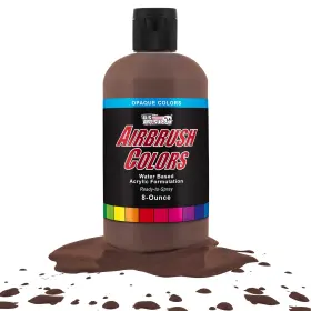 Ab8018-8z U.s. Art Supply Opaque Dark Brown Acrylic Special Effects Airbrush Paint - 8oz