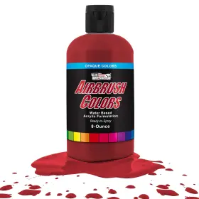 B00qxxl2qy U.s. Art Supply Opaque Crimson Red Acrylic Airbrush Paint 8oz Special Effects