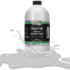 Ps2002-qt U.s. Art Supply Pouring Masters Titanium White Ready To 32 Fl Oz Pack Of 1