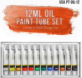 Pt-oil-12 U.s. Art Supply Professional 12 Color Set Count Pack Of 1 Oil Paint #2