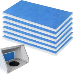 U0u 313048493438 6 Pieces Portable Paint Booth Exhaust Filters For Airbrush Spray Booths