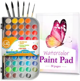 Ultimate Stationery 810106962764 Watercolor Paint Set- Premium 48 1 Count Pack Of Color