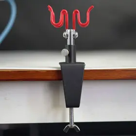 Uouteo 341009381983 Universal Airbrush Clamp Holder Stand Holds Up To 2 Spray Gun #3