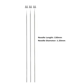 Uouteo 424518744461 0.2mm 0.3mm 0.5mm Airbrush Nozzle And Needles Replacement Parts Fo #2