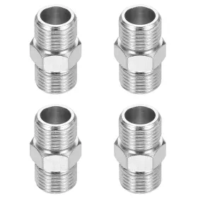 Uxcell 632702927677 1/8 To Air Brush Hose Adapter 4pcs Inch Bsp Male